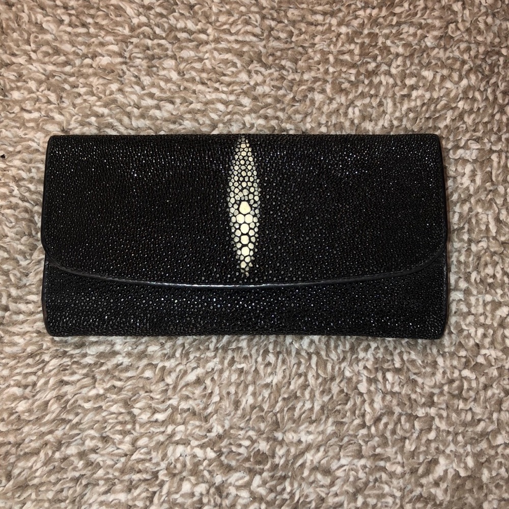 Real Stingray leather wallet
